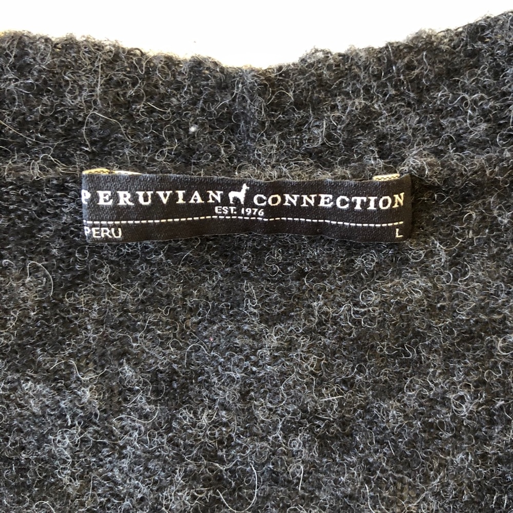 Peruvian Connection Delphi Baby Alpaca Pullover L - image 5
